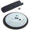 47cc 49cc T8F Chain 136 Links and 38 44 54 58 64 74 Tooth Sprocket for Mini Motorcycle Atv 4 Stroke 2 Stroke Engine Parts