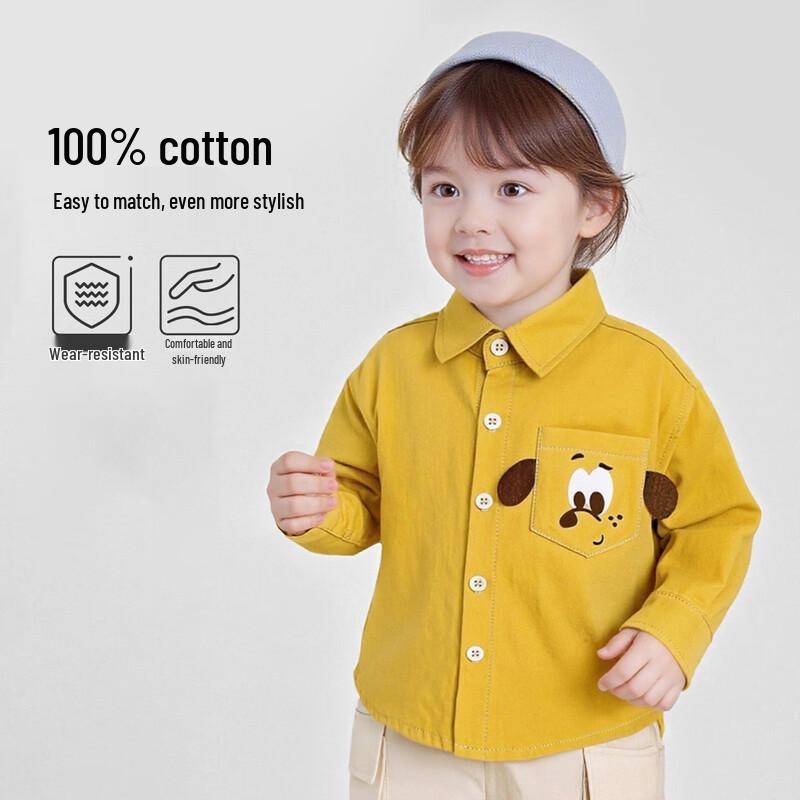Duoxiluka Kids' Long-Sleeved Cartoon Shirt