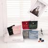 Velvet Card Bag Make Up Bag Lipstick Pouch Sanitary Napkin Bag Earbuds Earphone Holder Coin Purse