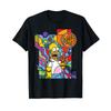 The Simpsons Homer Simpson Burping Duff Beer Pop Art Graphic T-Shirt for Men and Women