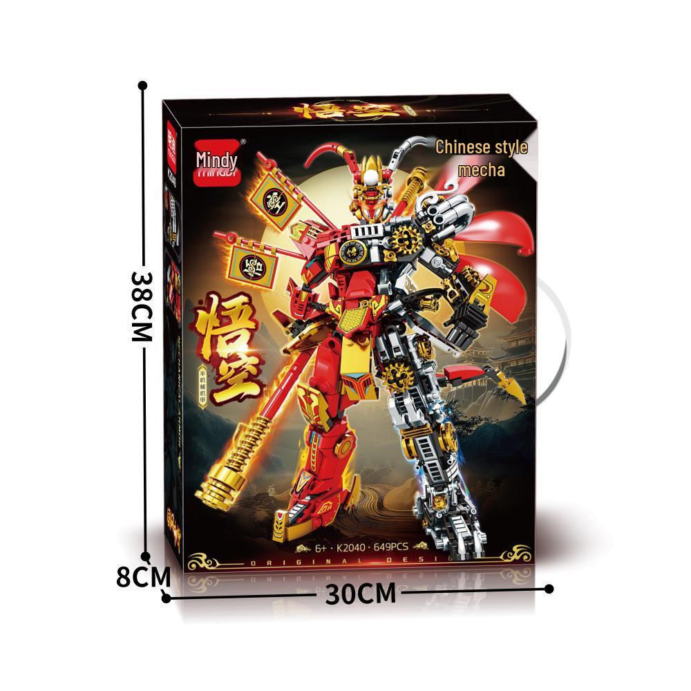 

Mindy K2040 Китайский Меха Вуконг Совместимый с Лего Сборный Игрушечный Модель