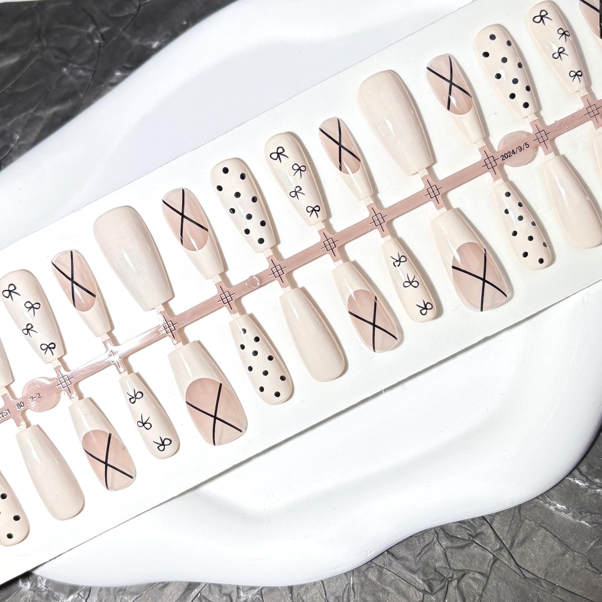 

Весенняя мечта балерины накладные ногти: Принцессный стиль, милая студенческая атмосфера, 30 патчей для нейл-арта