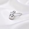 No Fade Stainless Steel Adjustable Open Spheres Anillo Wrap Double Ball Around Ring For Women Asymmetrical Jewelry Accessory