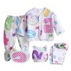 5Pcs/set Infant Baby Boy Girl Spring Cartoon Pattern Pajamas Sleepwear Underwear Clothes Sets