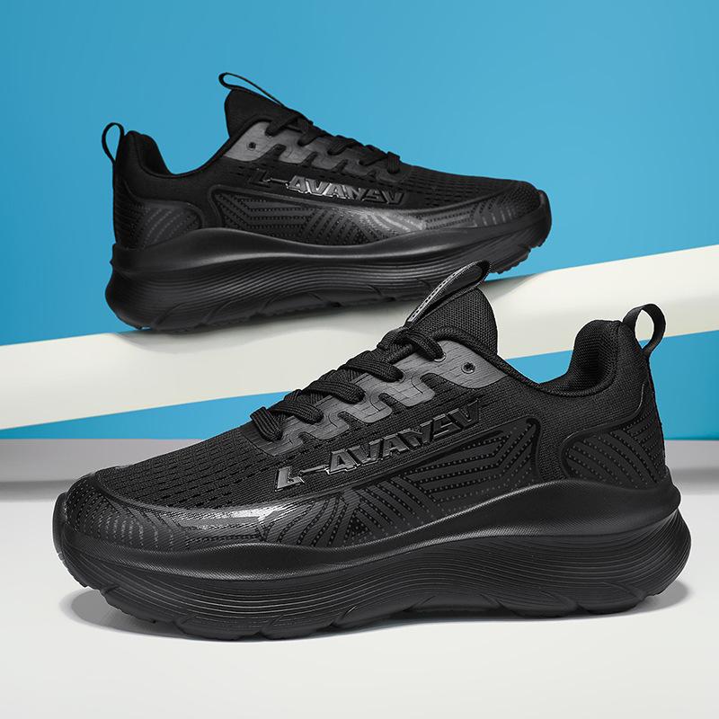 

Autumn new casual sports shoes men s shoes fashion women s shoes breathable and lightweight running shoes shoe size 45 чёрный