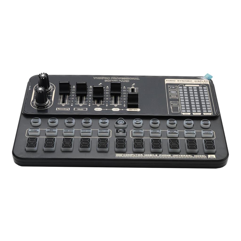 V10 Live Sound Card Set Condenser M800 Microphone Mobile Karaoke Computer Live Tik Tok Equipment Set