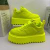 High Top Sneaker Men Designer White Board Shoes Fashion Artificial Leather Breathable Height Increased Flat Platform Sport Shoes