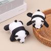 Cute Panda Plush Car Decoration Soft Stuffed Animal Handlebar Ornament For Bike Motorcycle Electric Vehicles Decoration