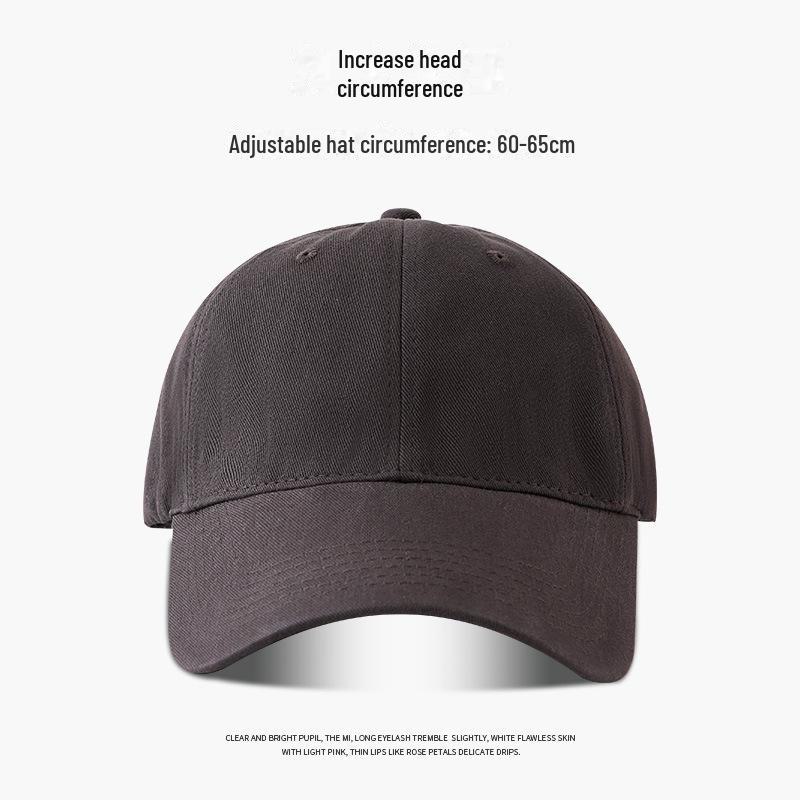 Japanese Style Women's Solid Color Baseball Cap with Adjustable Fit for Spring and Autumn