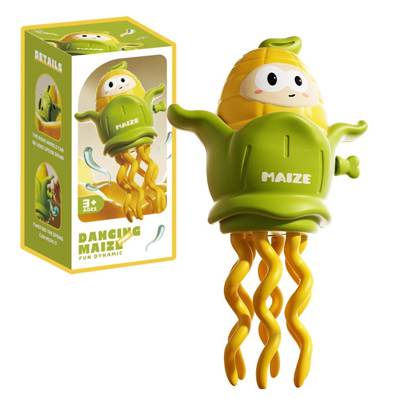Wind-Up Dancing Corn Twist Decompression Toy