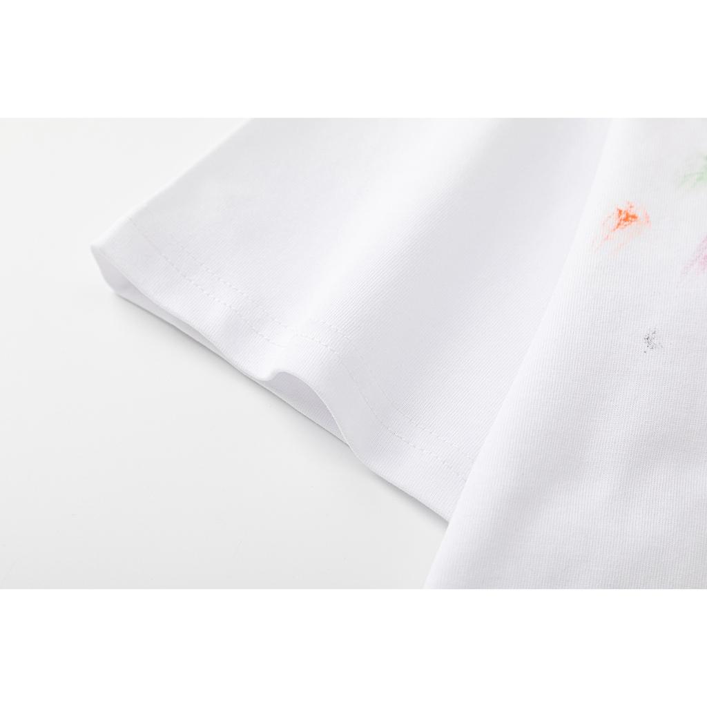 9068 Off-White 2026 Spring/Summer New Colorful Letter Arrow Pattern Round Neck Hooded Short Sleeved Men's and Women's T-shirts