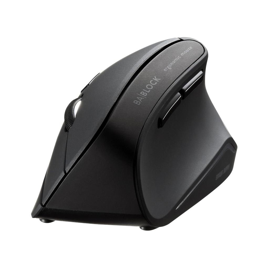 Sanwa Supply Silent Bluetooth Ergonomic Mouse MA-ERGBTK11