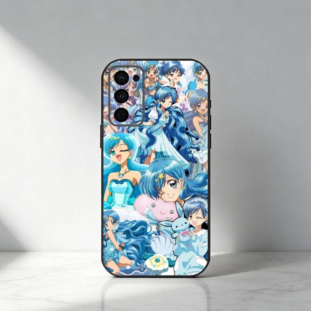 Mermaid Melody Pichi Pitch  Phone Case For Samsung S25,S24,S21,S22,S23,S30,Ultra,S20,Plus,Fe,Note,5G Black Cover