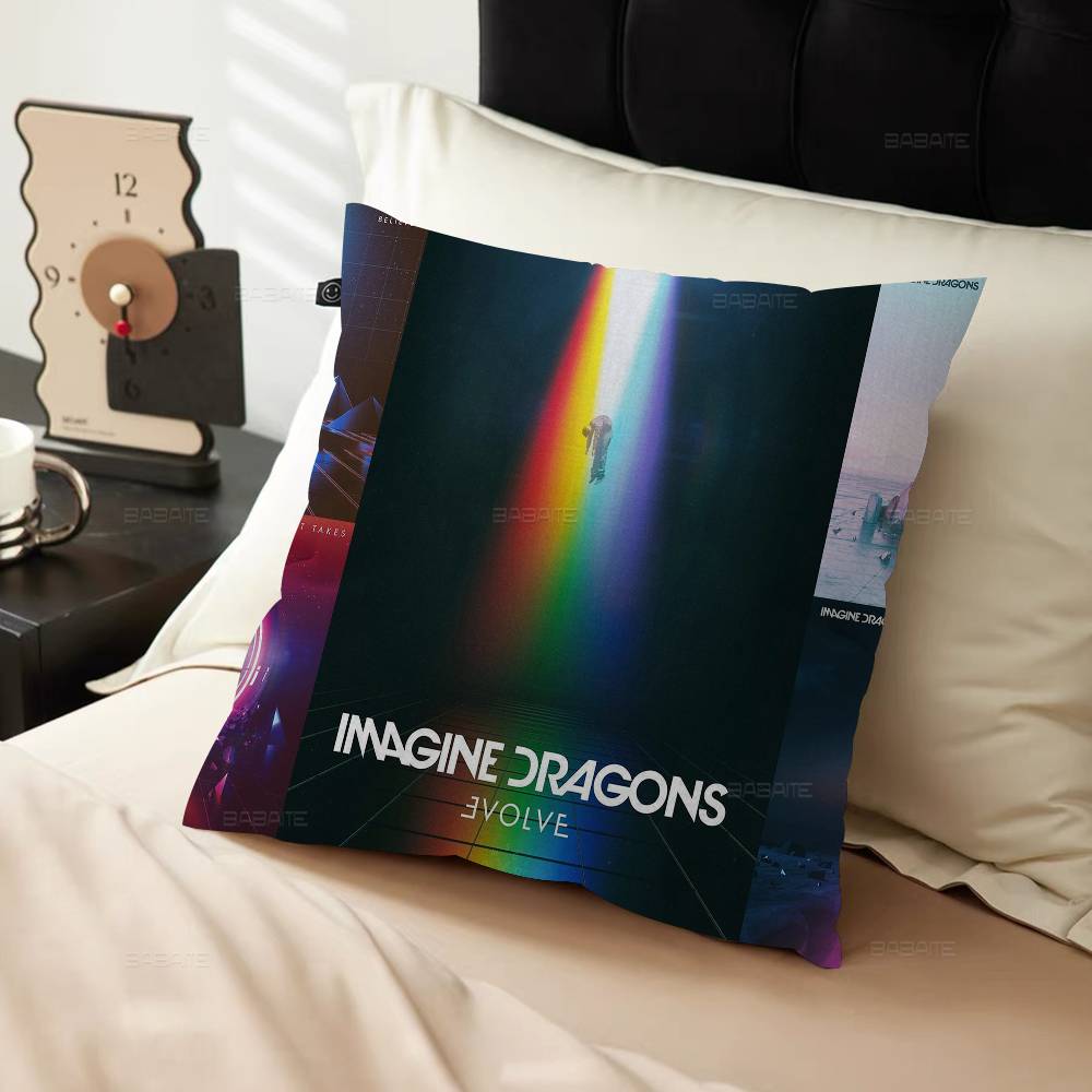 Band I-Imagine Popular D-Dragons Office Cushion Pillowcase Car Cushion Cover45X45CM Lumbar Pillowcase Sofa Pillowcover