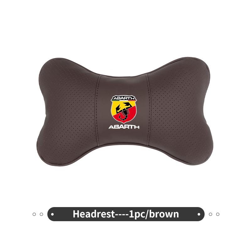 Car Seat Back Head Neck Pillow Cushion Headrest Lumbar Support For Abarth FIAT 500 Ducato Stilo Palio UNO Astra Bravo Tipo