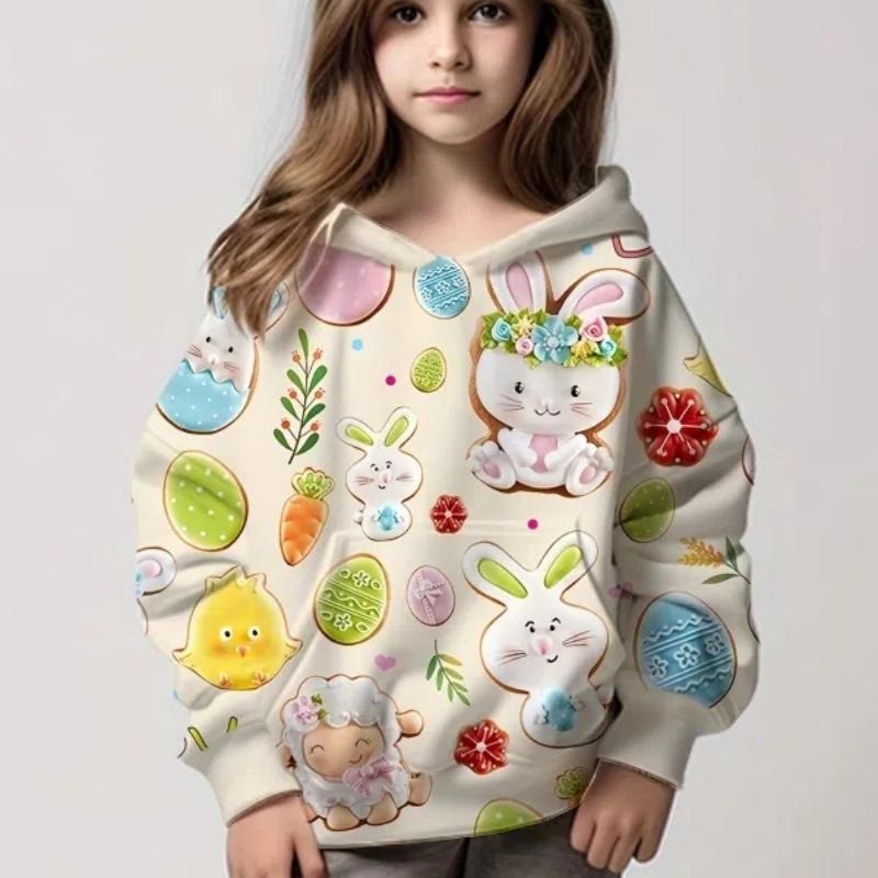 Hot Spring And Fall Thin Children's Cute Hoodie 3d Printed Cartoon Fashion Princess Trend Girls Clothing Party Casual Boys