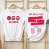 BTS World Tour Arirang 2026 Shirt B Arirang Tour Merch TShirt