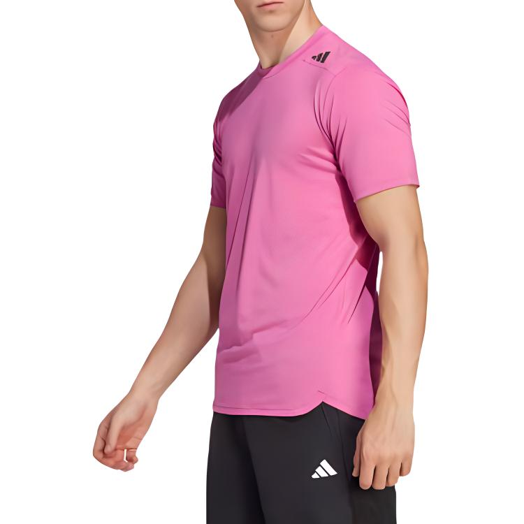 adidas Designed for Training AEROREADY HIIT Color-Shift Training Tee Preloved Fuchsia Men Streetwear IB9107