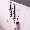 3/1pcs Bedroom Door Hanger Clothes Hanging Rack Over The Door Plastic Home Storage Organization Purse Holder For Bags Rails