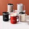 500ML Stainless Steel Mugs Milk Coffee Cup with Lid Portable 304 Stainless Steel Double Wall Water Cup Durable Thermal Cup