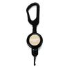 AGILITY Affa Reel Stylish "Mélange Holder" Carabiner, Reel, Extendable, Durable, Locking, Keychain, Compact, Small, Leather,