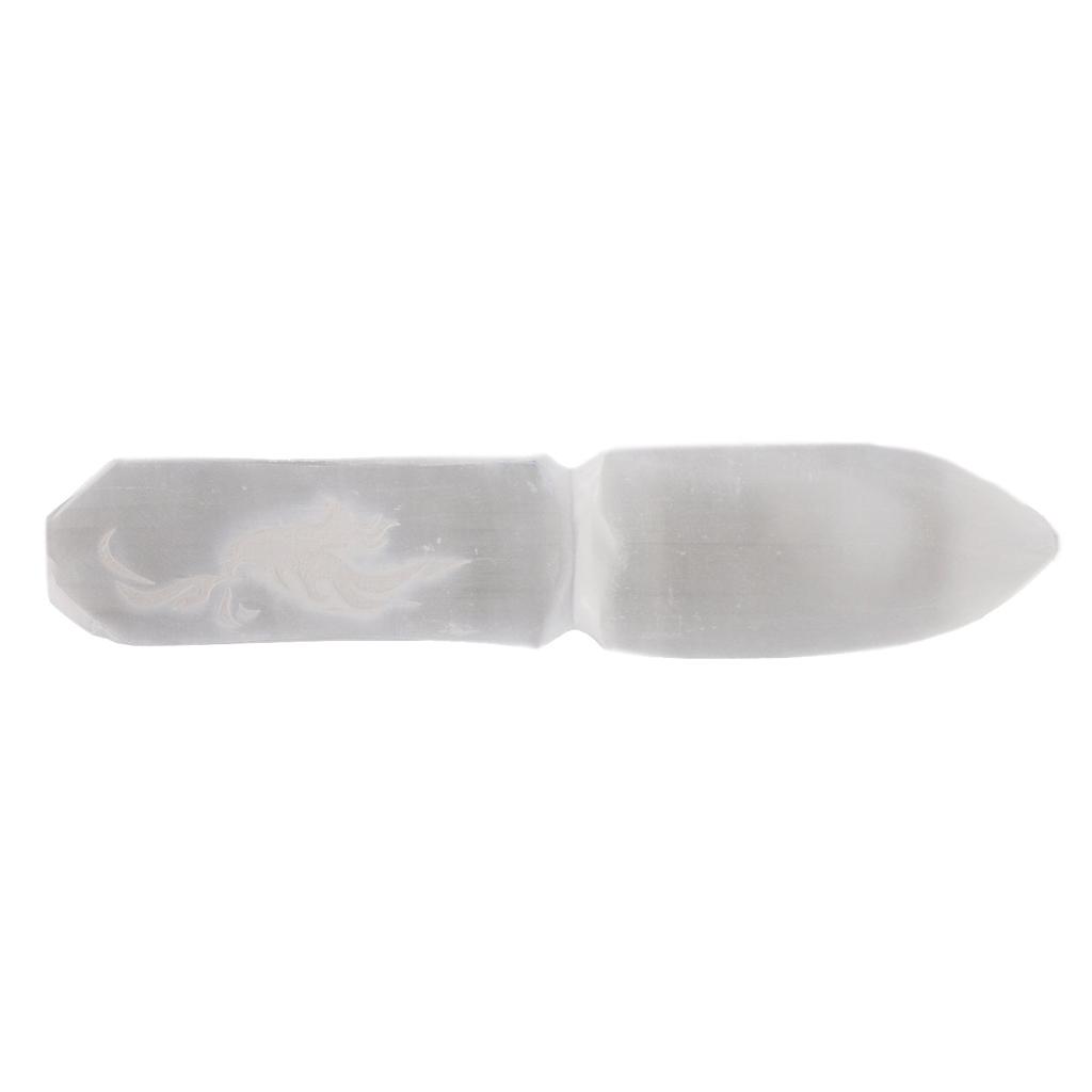 Selenite Crystal Ritual Knife Athame