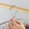 20Pegs Stainless Steel Clothes Drying Hanger Windproof Clothing Rack Clips Sock Laundry Airer Hanger Underwear Socks Holder
