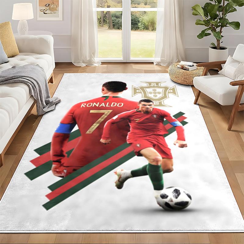 Dywanik Cristiano Ronaldo Mata Wycieraczka do Salonu lub Sypialni Mata Ochronna pod Krzesło Dekoracja Biura Prezent Świąteczny Prezent Urodzinowy
