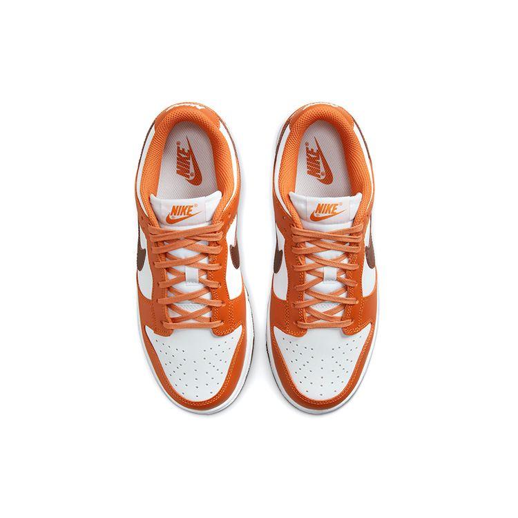 Nike  Dunk Low Bronze Eclipse Women Sneakers Orange Sport-Spice White DQ4697-800