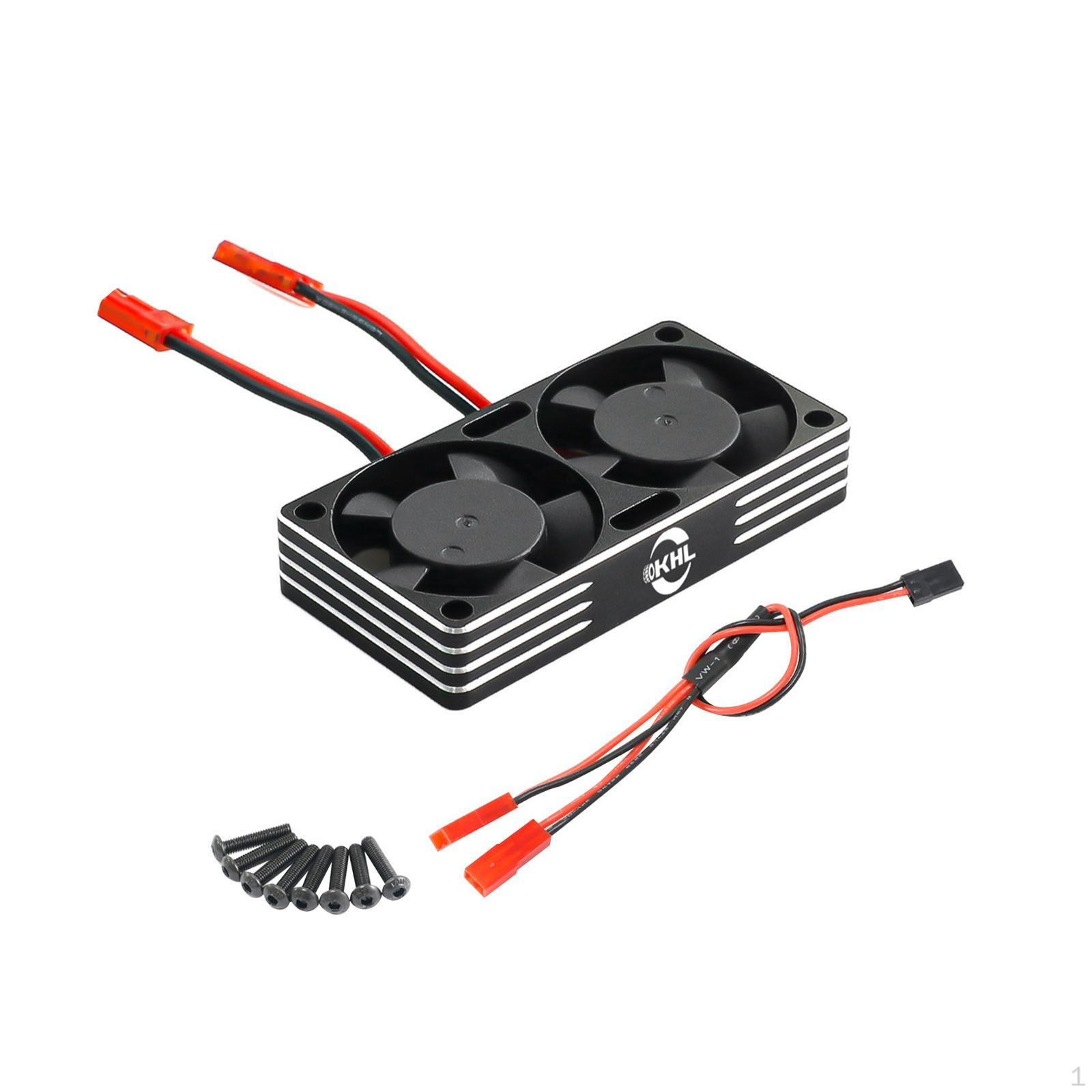 

Motor Cooling Fan Kit for Large Scale RC Vehicles чорний