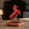 Chinese Fire Horse Decoration Zodiac Animal Sculpture Home Tabletop Ornament Chinese New Year Horse Figurine Home Office Decor