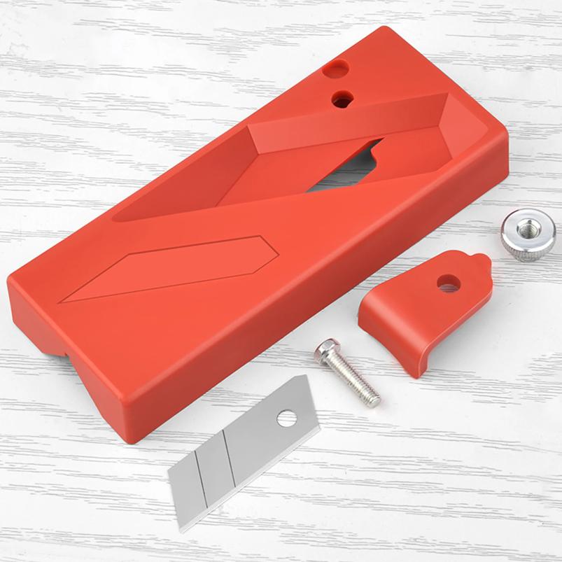 ABS Plasterboard Chamfering Planer Wood Edges Trimming Tool Tilt 45° Oblique Angle Ceiling Decorative Planer for Acoustic Panel