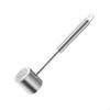 Meat Tenderizer Mallet Kitchen Ergonomic Handle Sturdy Heavy Duty Stainless Steel for
