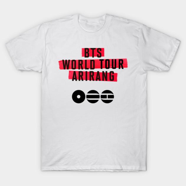 BTS SVĚTOVÉ TURNEÉ 2026 Bts Tričko Dámské Pánské Unisex Ležérní Bavlna Oversized Y2k Krátký Rukáv Vysoká Kvalita Dámské Oblečení