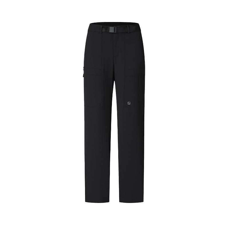 New FILA X BBC EARTH Casual Pants Women's Pitch Black A11W437802FBK