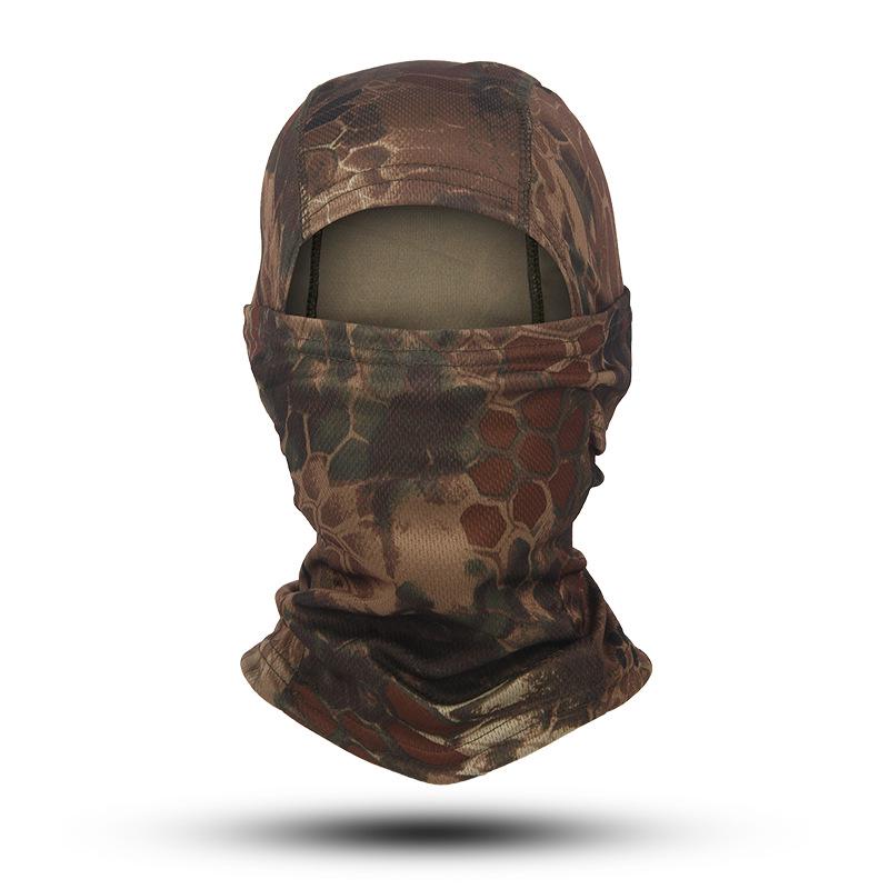 "Camouflage Motorcycle Balaclava: Dustproof, Sun-Protection Summer Riding Mask"