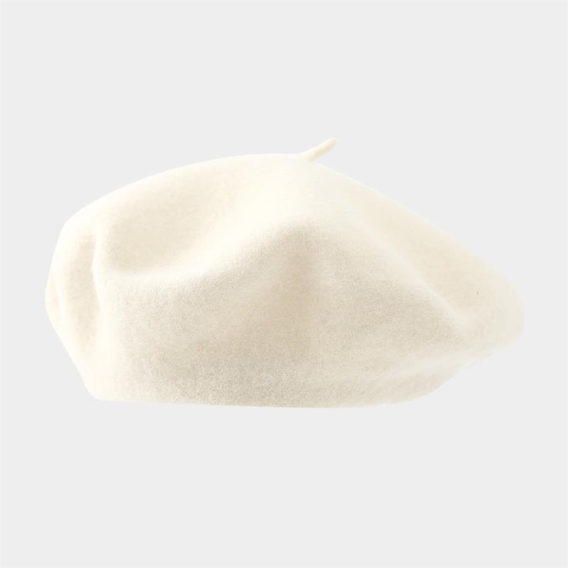 Solid Color Wool Beret Girls Winter Versatile Bud Hat Japanese Literary and Retro Painter Hat