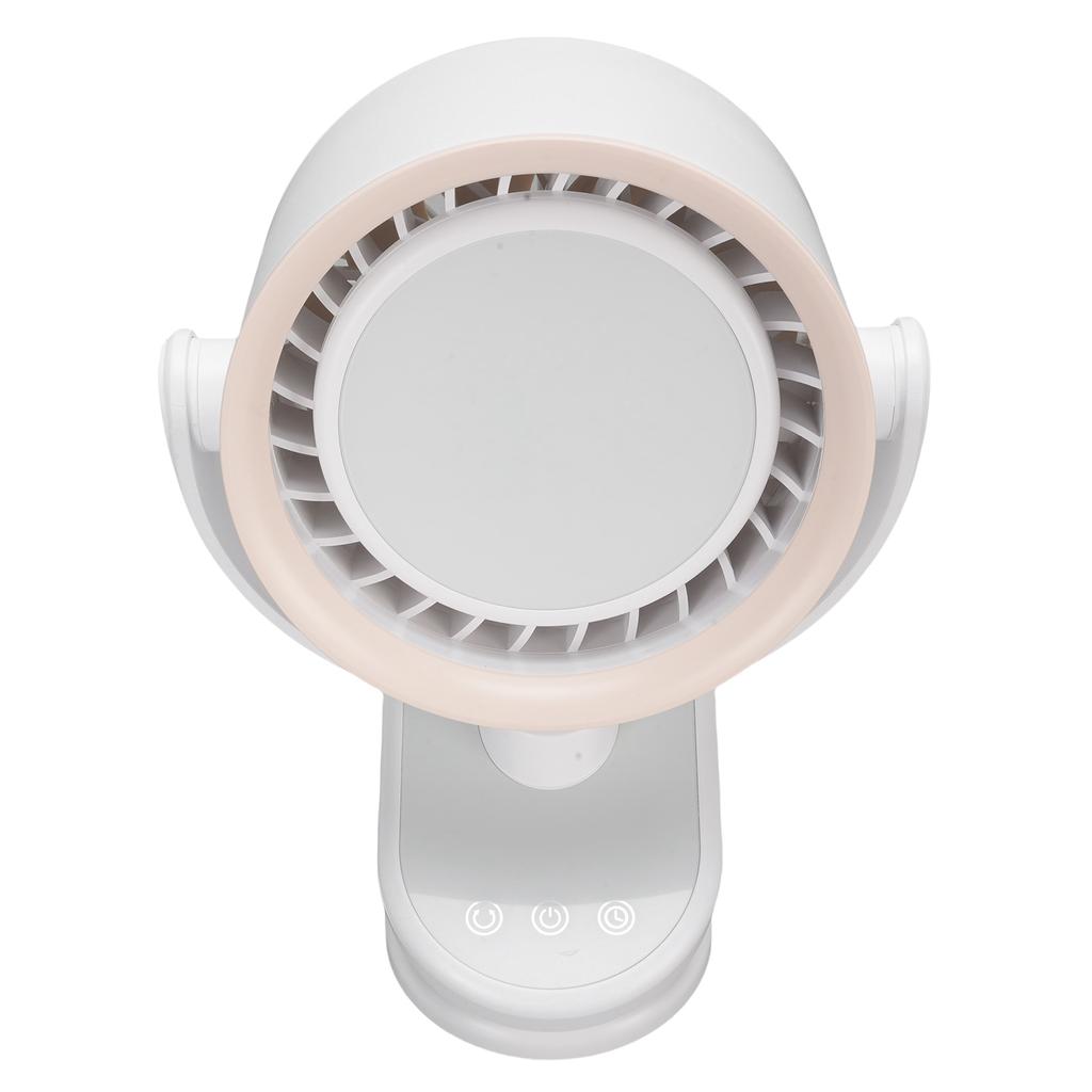 Tilt Desk Fan 100 Speeds USB   Desktop Wall Mounted Clip On 4000mah Battery Bladeless Quiet Cooling Fan