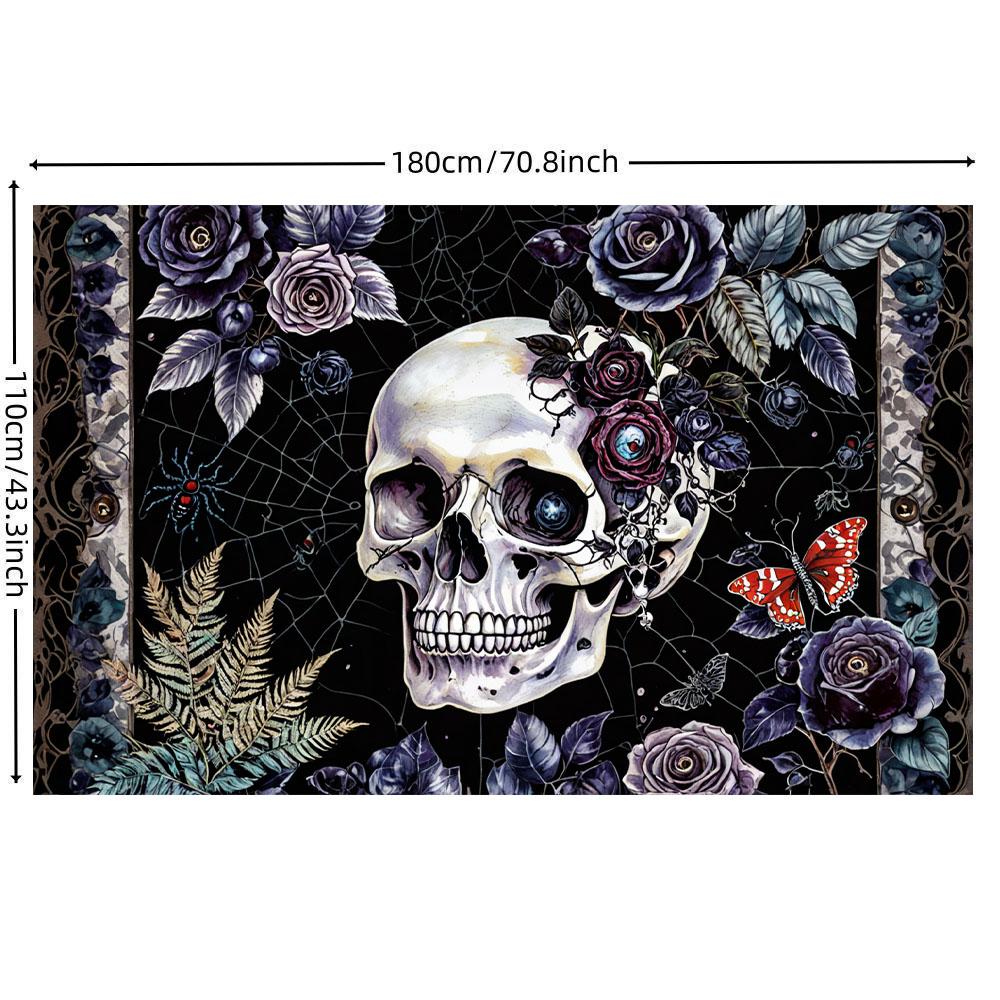 

Mexican Day Of The Dead 2026 New Tapestry Fantastic Skull Cartoon Bohemian For Room Art Decor Wall Hanging Psychedelic Decors