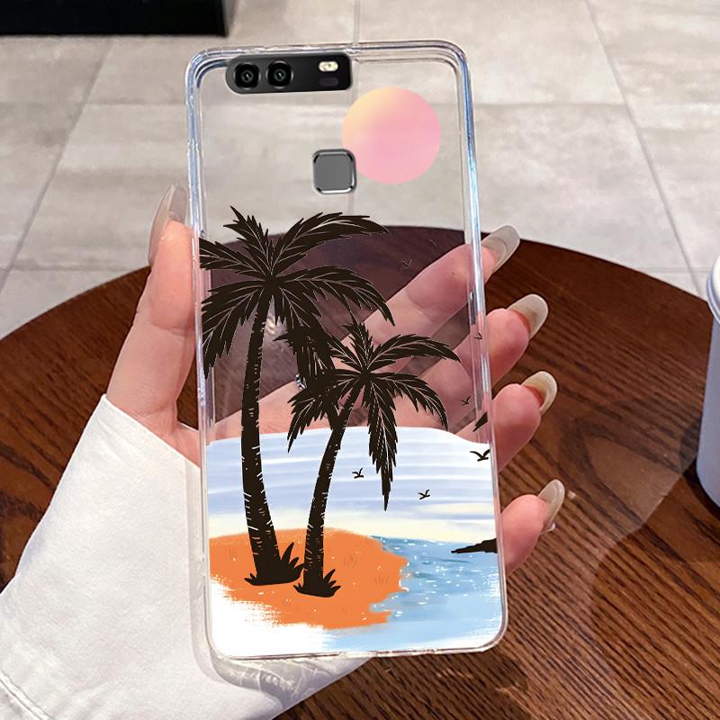 Jelly Casing For Huawei P9 / P9 Plus / P10 / P10 PLUS Funda Clear Silicone Soft TPU Back Cover Cute Cat Rabbit Protective Case