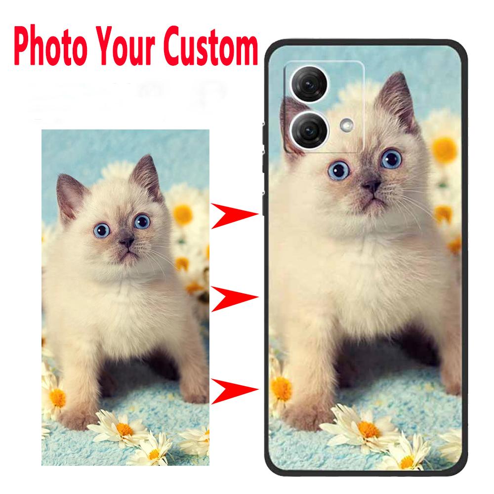 Customized DIY Soft Silicone Cases For Moto G84 G54 5G G53 G23 G13 G73 G62 G32 Back Covers Moto Edge 40 Neo 30Neo Funda Coque