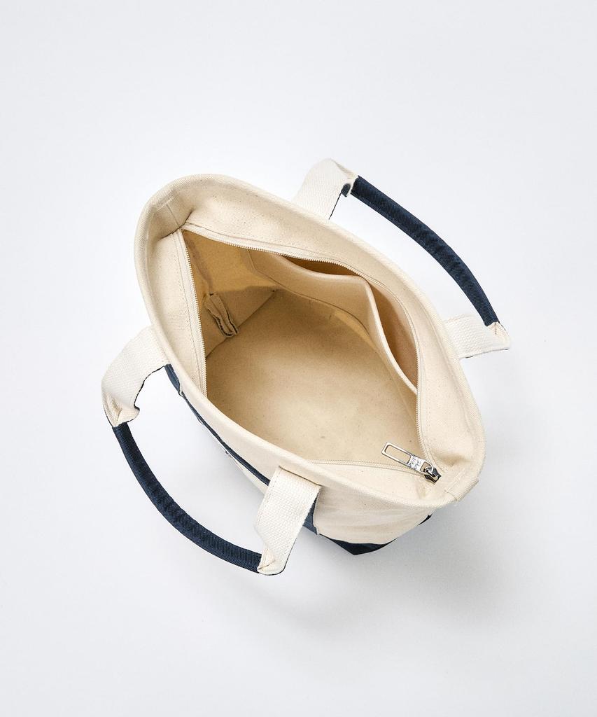 Cart Bag Canvas Durable Water Repellent Simple Casual Mini Bag Golf MG4FTT01U WHNV [Munsingwear] (White Navy)