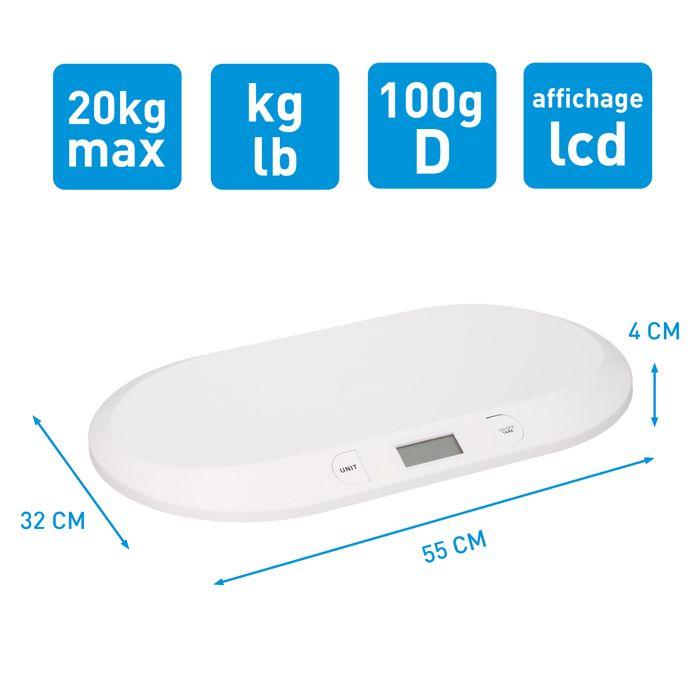 Balance pour bébés, nourrissons, enfants, petits animaux - GRUNDIG - 06798 - Electronique - Mode enfant