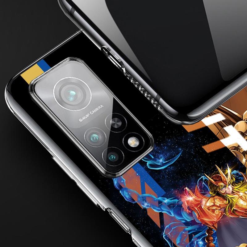 Anime Saint Seiya Phone Case for Xiaomi Redmi Note 15 14 14S 13 12 12S 11 Pro Plus 11E 11T 11S 10S 5G Soft Cover Fundas Redmi No