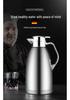 6 Stainless Steel Thermos - Large Capacity Home Kettle for Hot Water, Long-Lasting Vacuum Insulation