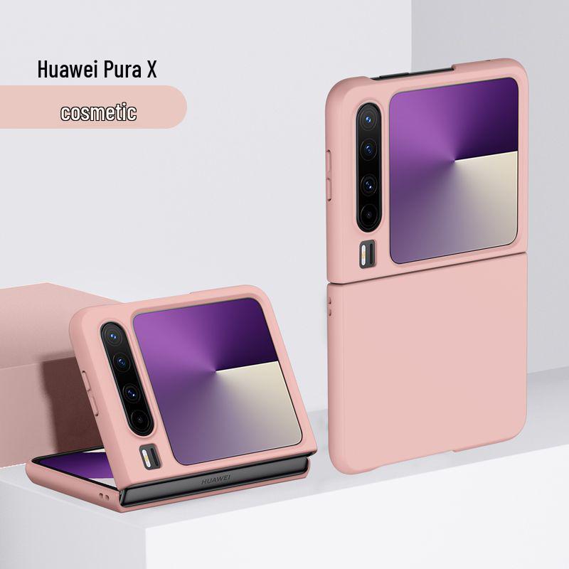 New Foldable Skin-Feel Huawei Pura X Protective Phone Case - Full Coverage, Anti-Drop, Hard Shell for All Genders
