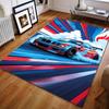 Mehrgrößen Teppich mit Rennwagen-Print für Schlafzimmer, Wohnzimmer, Bettseite, Sofa, Bodenmatte, Moderne Heimdekoration, Bereichsteppich, Robust, Luxuriöse Geschenke