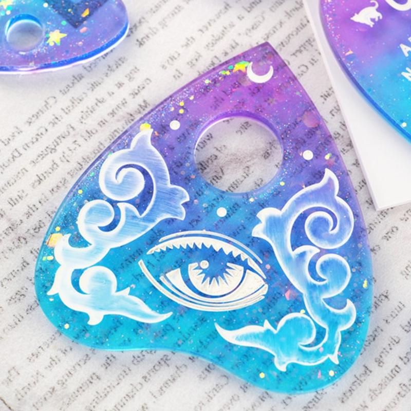Crystal Epoxy Resin Mold Divination Tray Psychic Board Silicone Mould Multifunctional Silicone Mold for Divination Tray