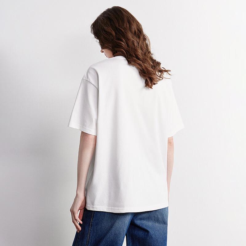 Chuyu Women's Denim Floral Short Sleeve T-Shirt