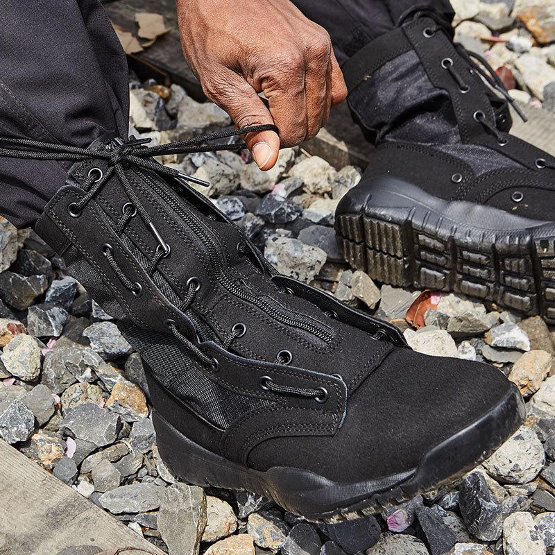 Fashion Lightweight Breathable High-Top Work Boots for Men And Women Outdoor Climbing Tactical Rubber Outsole Shoes